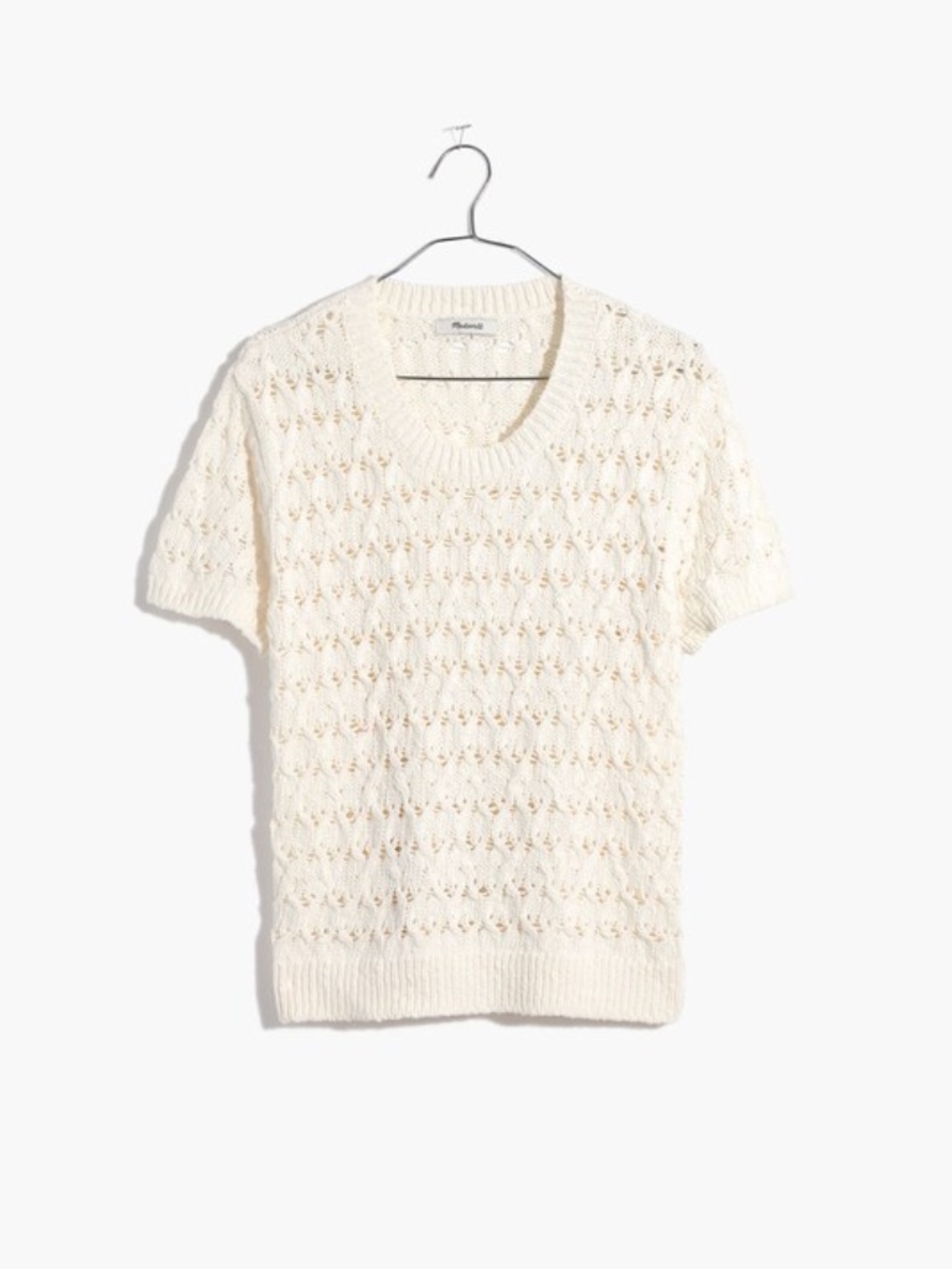 NWT! 🤍 Madewell Carrington Sweater Tee, Lighthouse, Size L